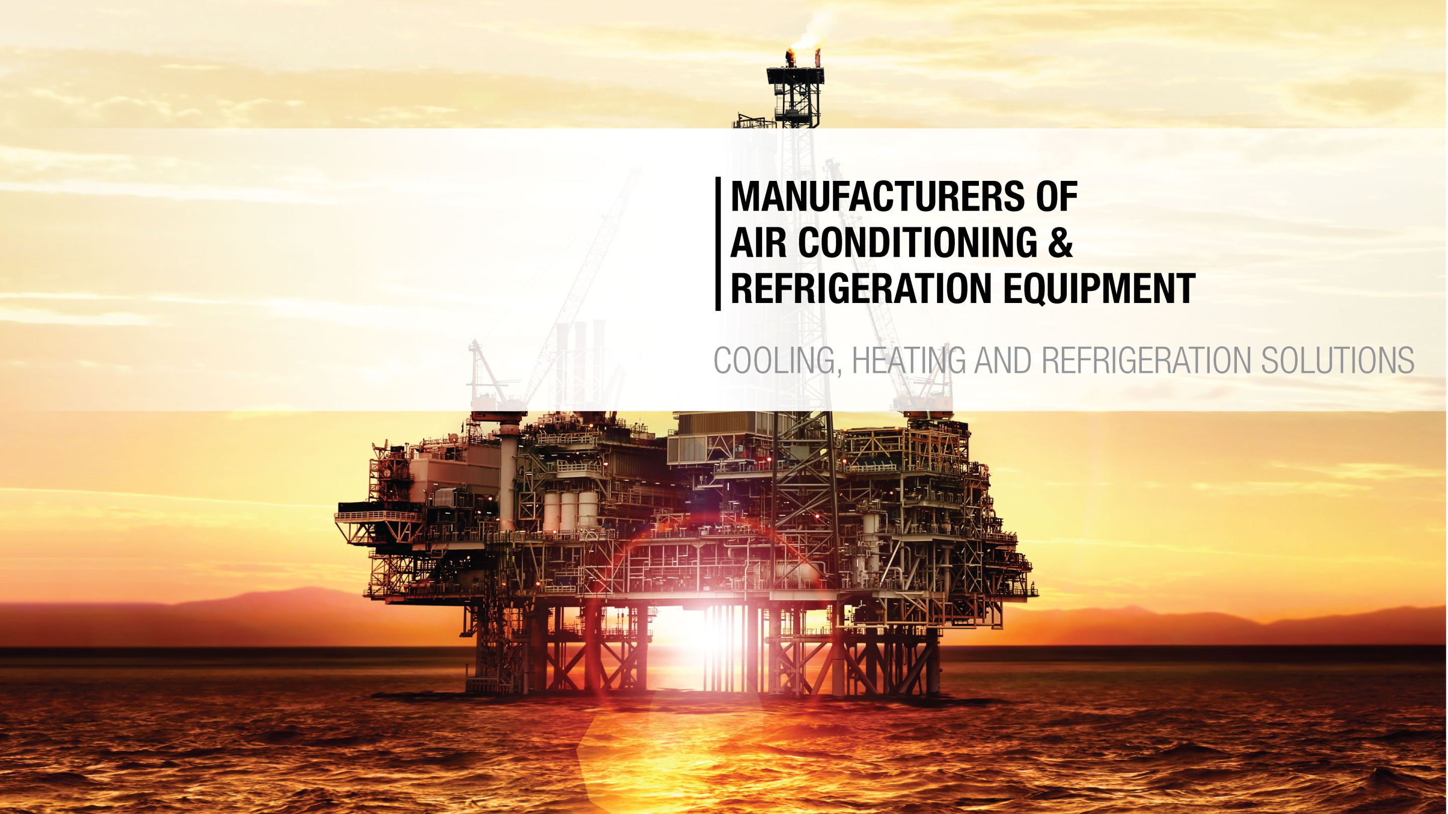 TEV Limited Manufacturers of Air Conditioning and Refrigeration Equipment